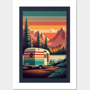 I Hate Pulling Out Funny Camping Trailer Retro Travel Posters and Art